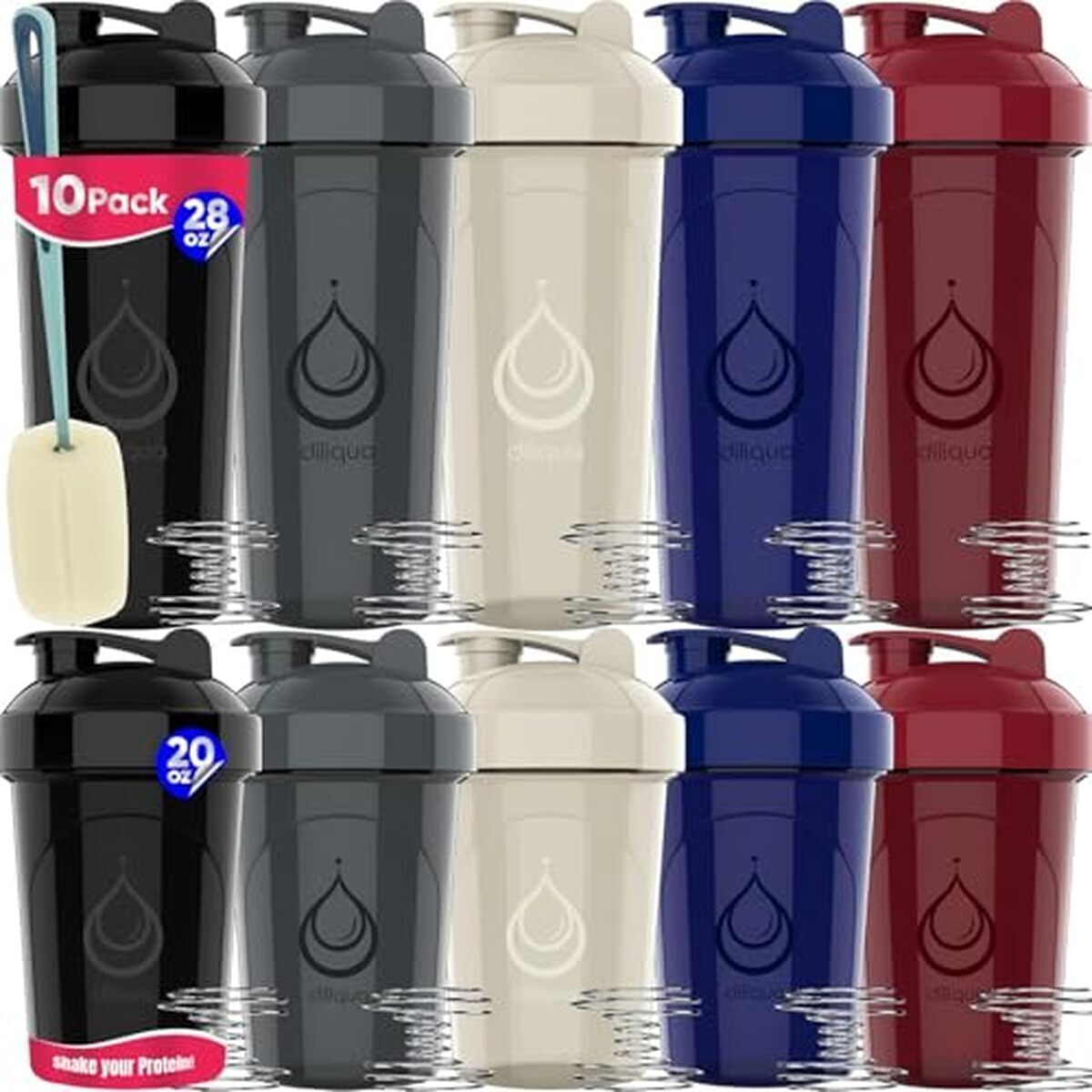 Test : bouteilles shaker diliqua 800 ml & 590 g