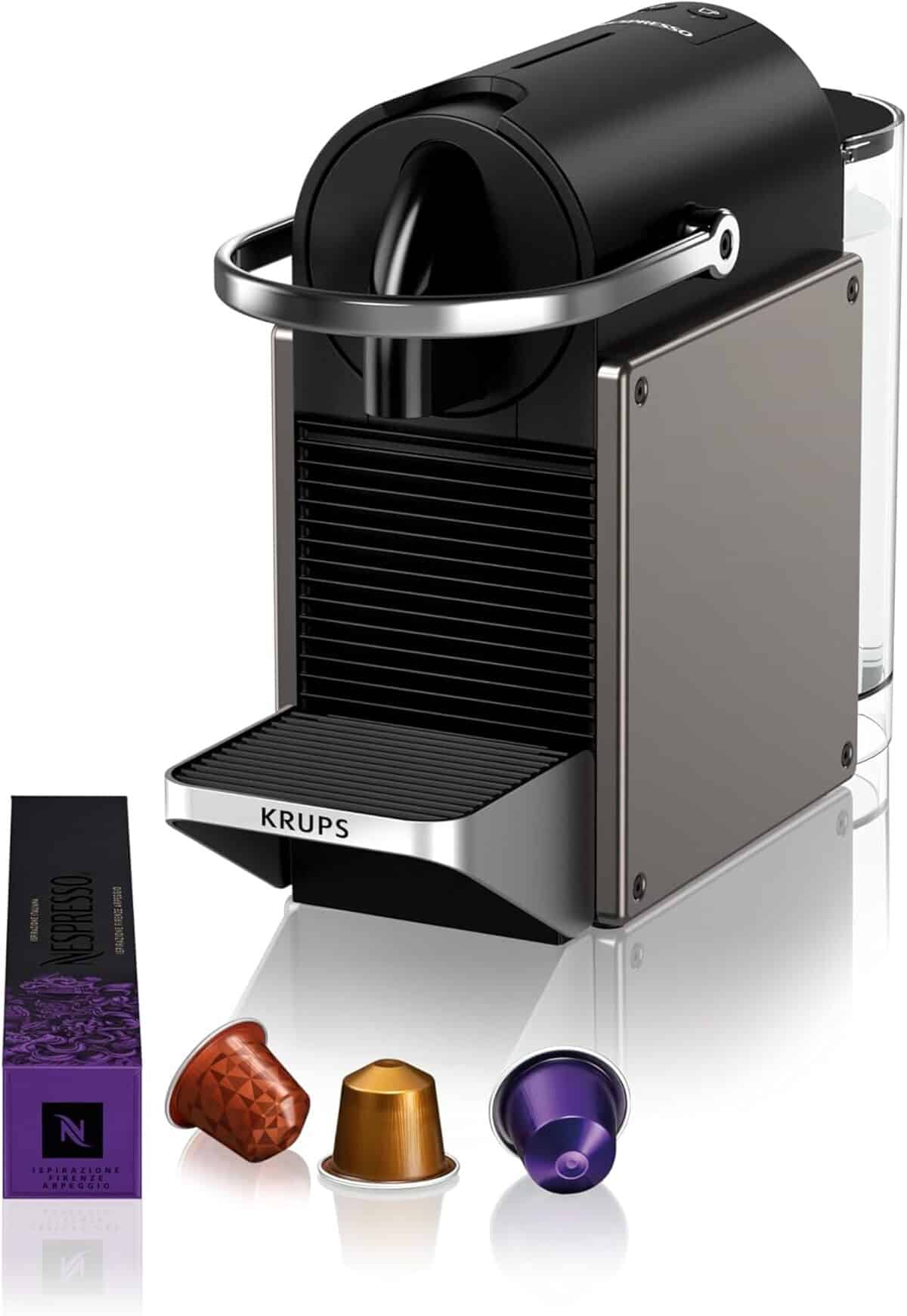 Test de la machine à café Nespresso Krups Pixie Titane YY5290FD