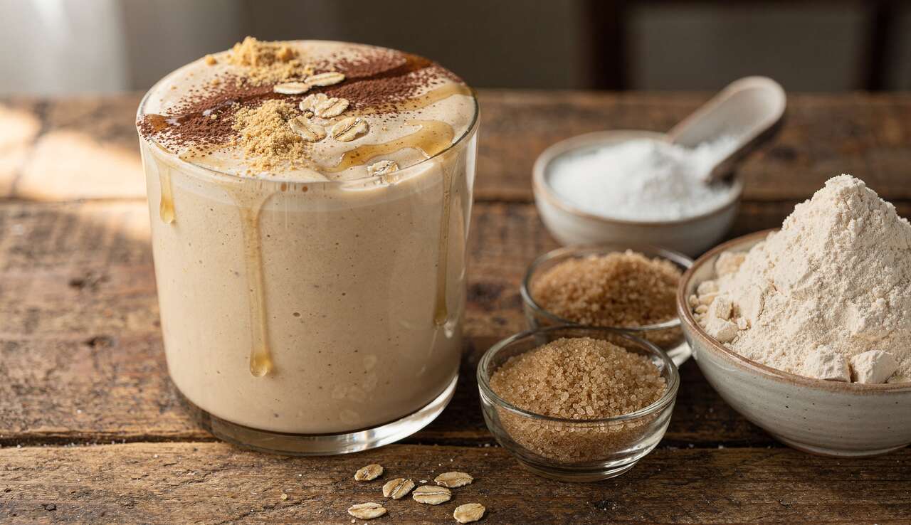 Smoothie protéiné : recette à la farine de cacahuète