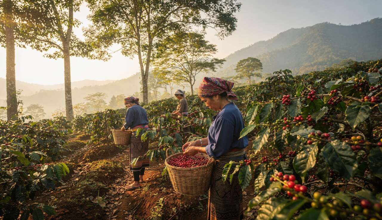 Coopérative Vanmai : café équitable au Laos