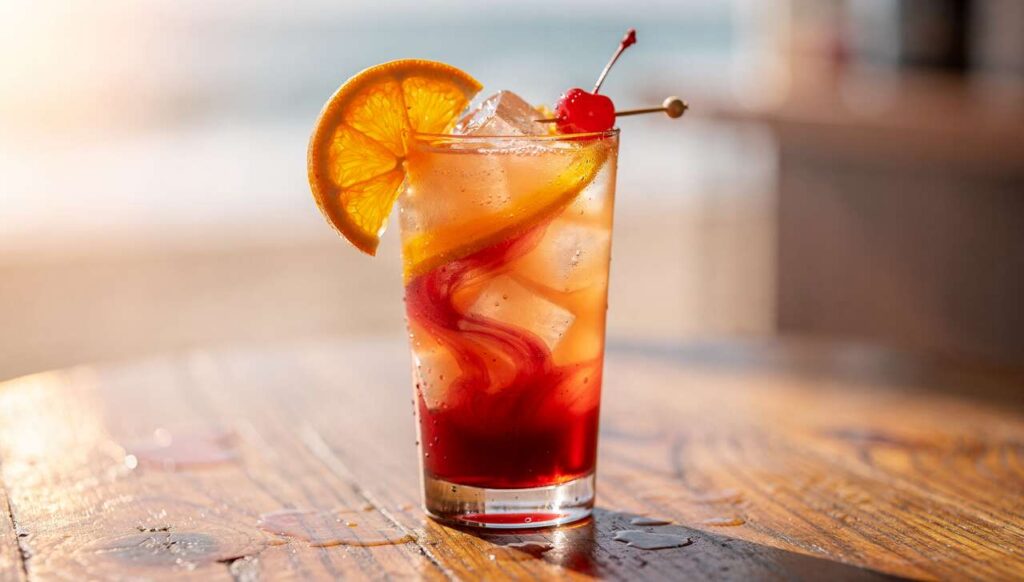 Cocktail Riviera Sunrise : recette et Préparation