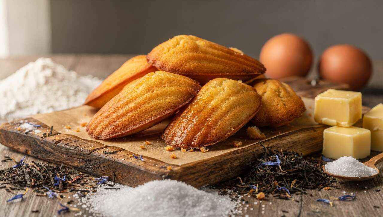 Recette de madeleines au thé Earl Grey bio