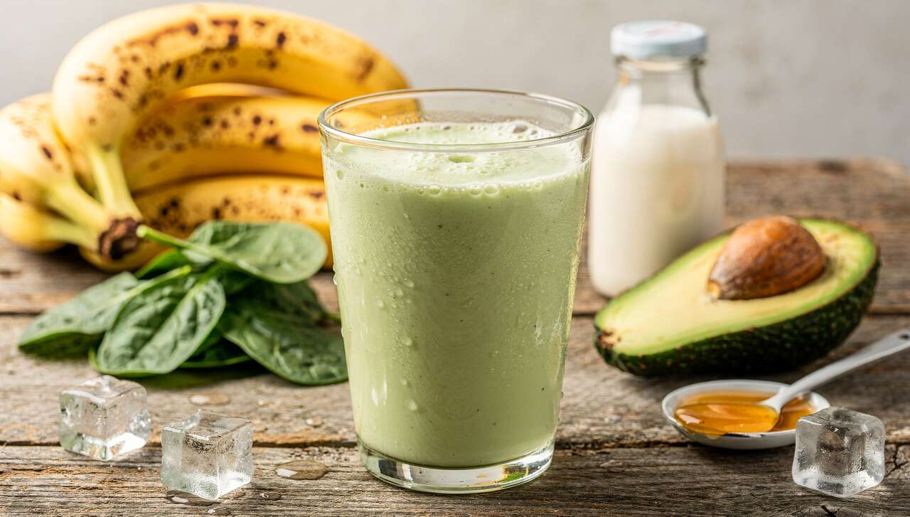 Smoothie banane, épinards et avocat : la recette saine et délicieuse