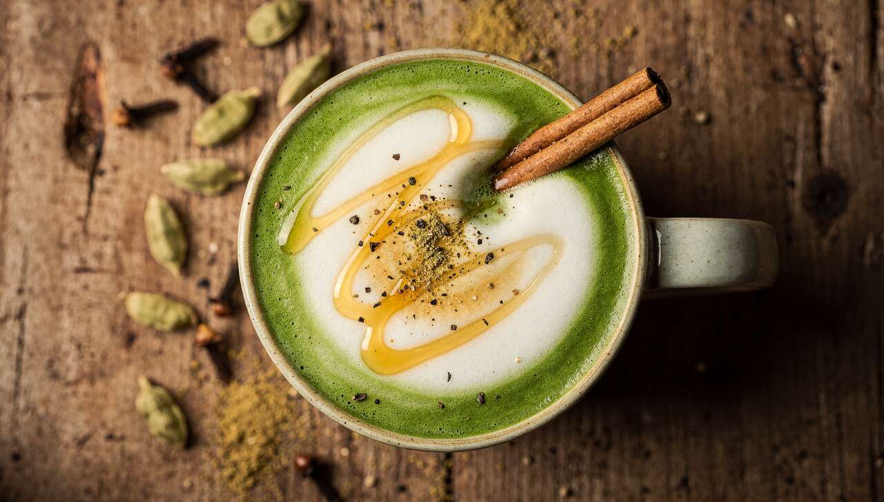 Recette : chai impérial green masala latte