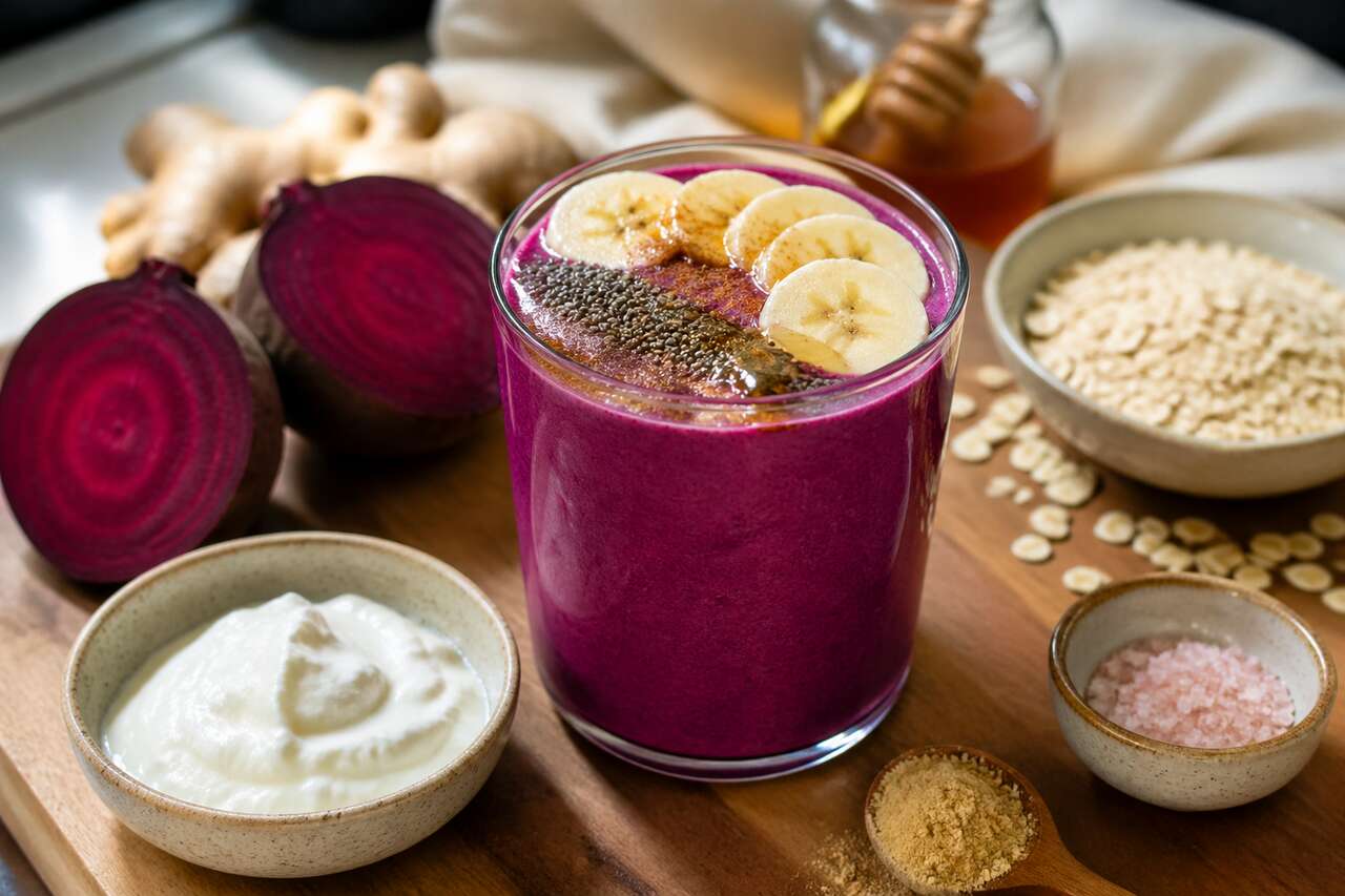 Recette de smoothie à la betterave