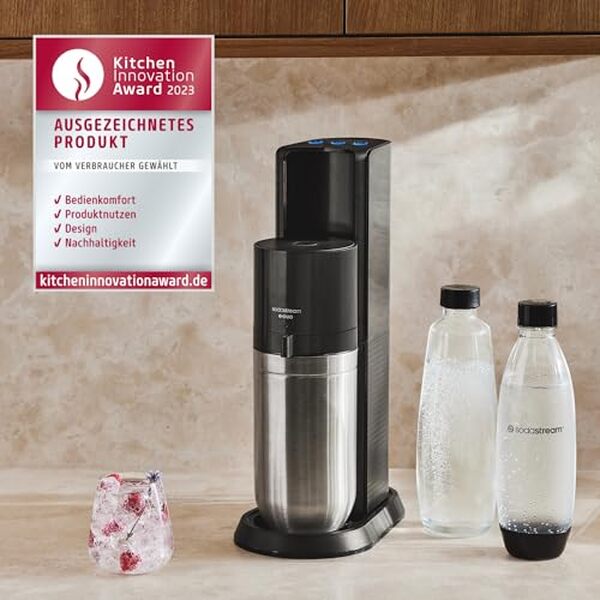 Découvrez notre test complet du pack standard de la machine à gazéifier SodaStream E-Duo et transformez votre eau en boisson pétillante maison facilement