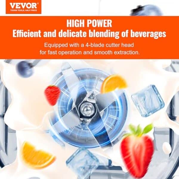 Découvrez comment le blender VEVOR transforme chaque préparation en succès avec ses 3 fonctions ingénieuses pour des boissons parfaites et savoureuses.
