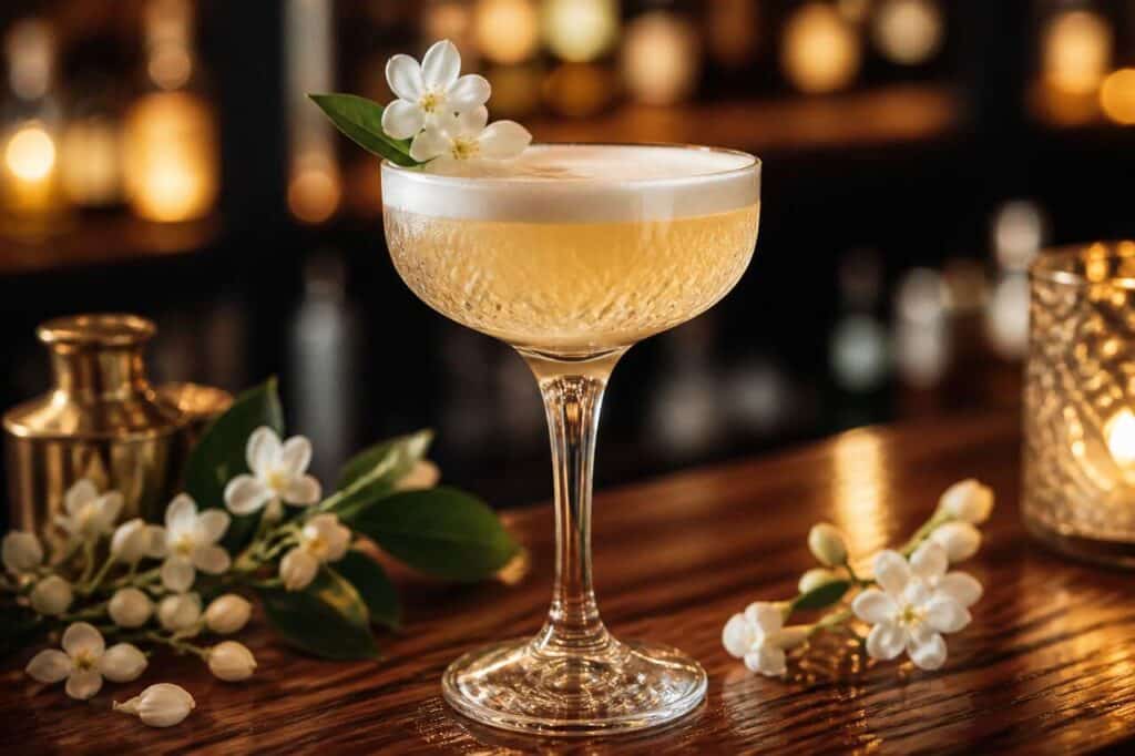 Cocktail fleuri : découvrez la recette parfaite du jasmine dreams