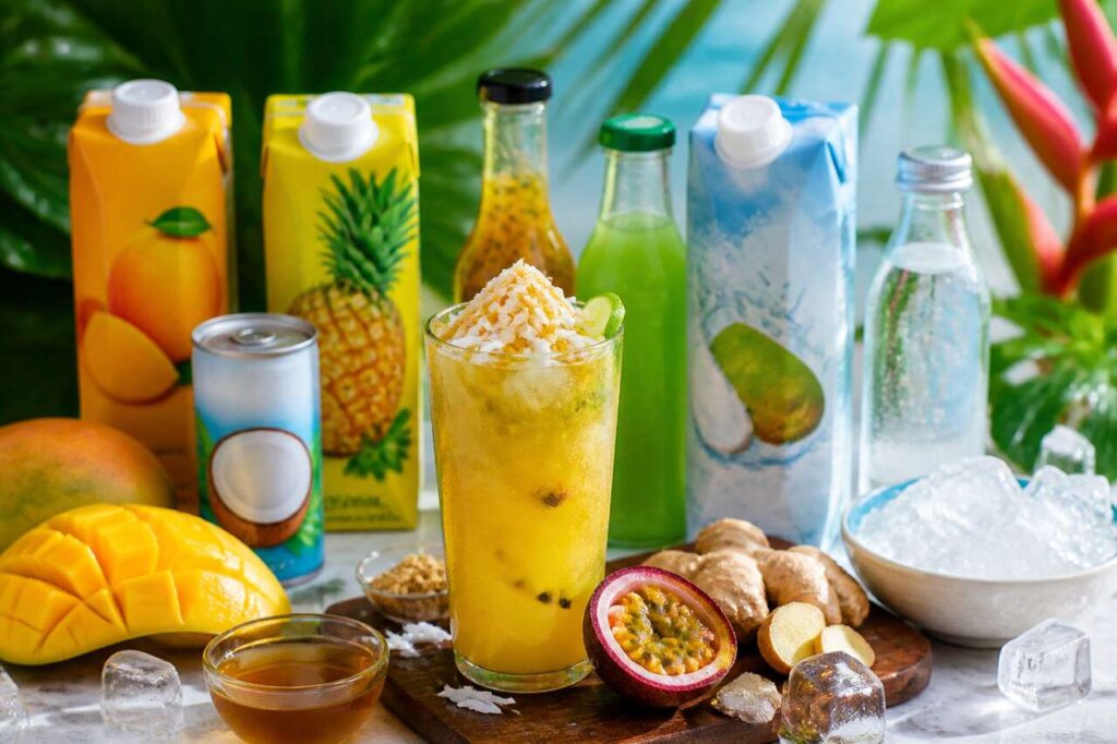 Recette mocktail tropical Monsoon : saveurs exotiques rafraîchissantes