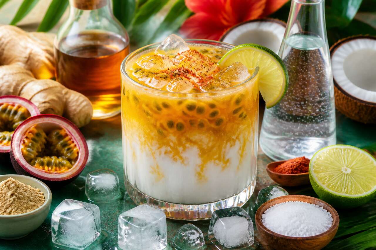Recette de coco spicy passion : cocktail sans alcool exotique et épicé