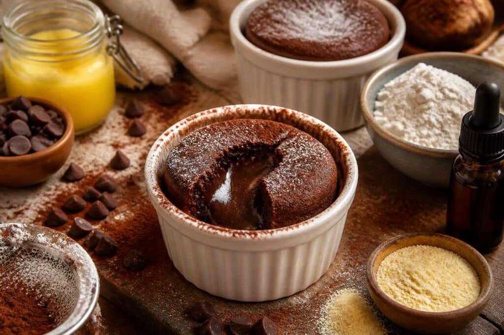 Ramequins fondants au chocolat : recette facile et rapide