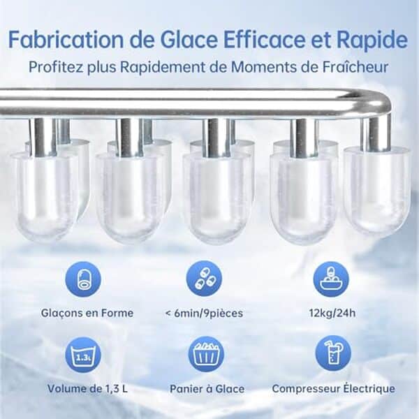 Découvrez notre test détaillé de la machine à glaçons WIE, idéale pour produire jusqu'à 12 kg de glace par jour. Compacte et performante, elle s'intègre parfaitement dans toutes les cuisines.