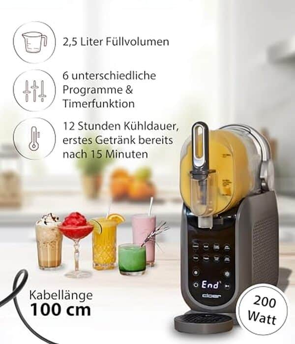 Découvrez notre test détaillé du cloer 9960, la machine à granités polyvalente idéale pour vos boissons froides. Performances, fonctionnalités et avis complets. 