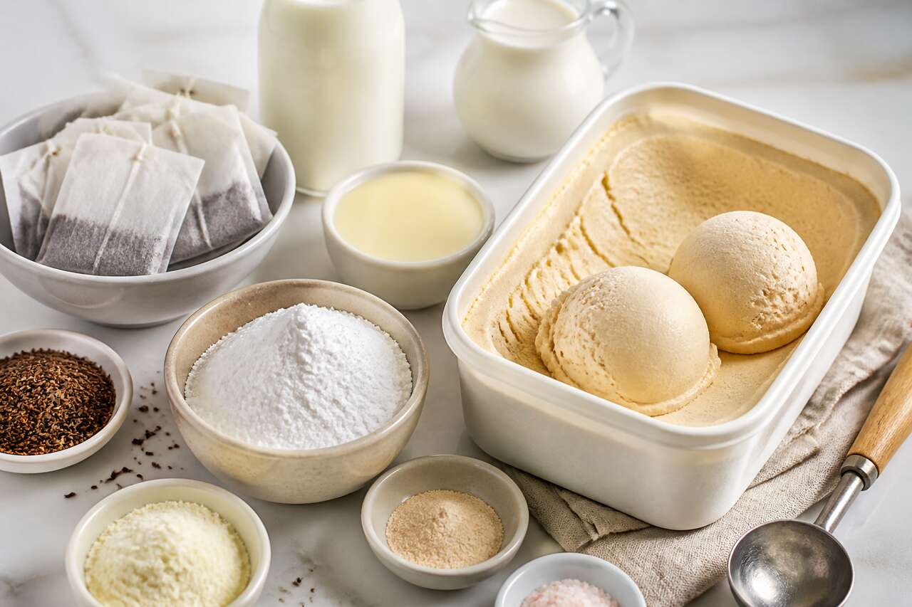 Recette de glaces au rooibos : délicieuse fraîcheur