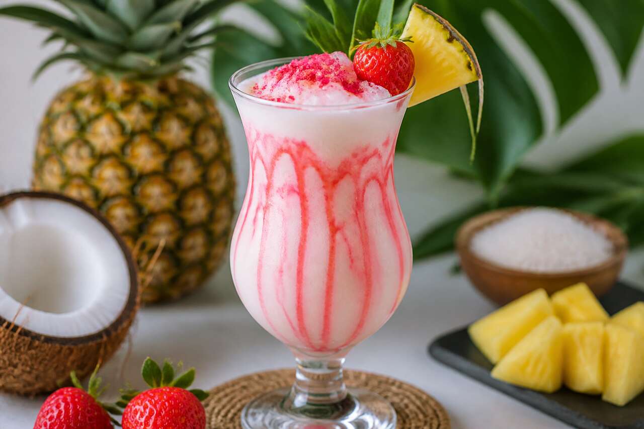 Recette Fraise Colada : un Mocktail Tropical À Déguster