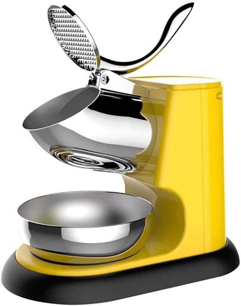 Test de la machine à glace pilée électrique à double lame