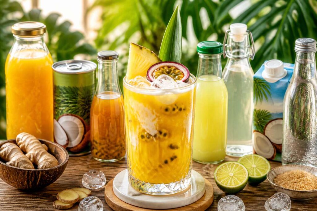 Recette de mocktail estival tropical