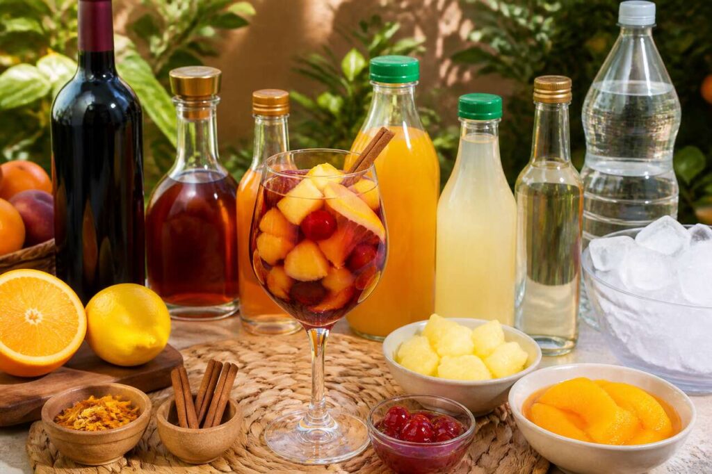 Recette de la sunny sangria : cocktail estival