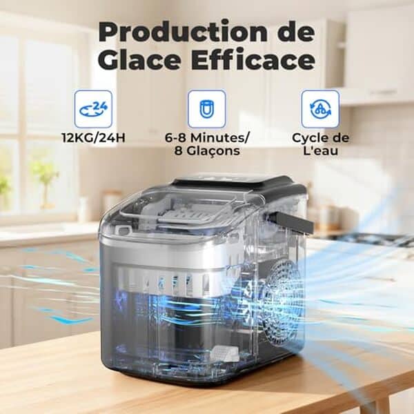 Découvrez notre test complet de la machine à glaçons portable 12kg. Analysez son efficacité, sa praticité et ses performances pour trouver l'équipement idéal. 