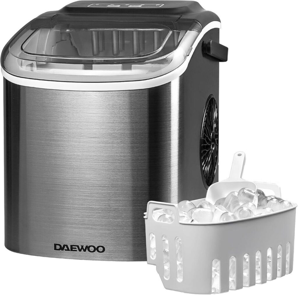 Test : machine à glaçons portable Daewoo 12 kg, 9 cubes en 6 minutes