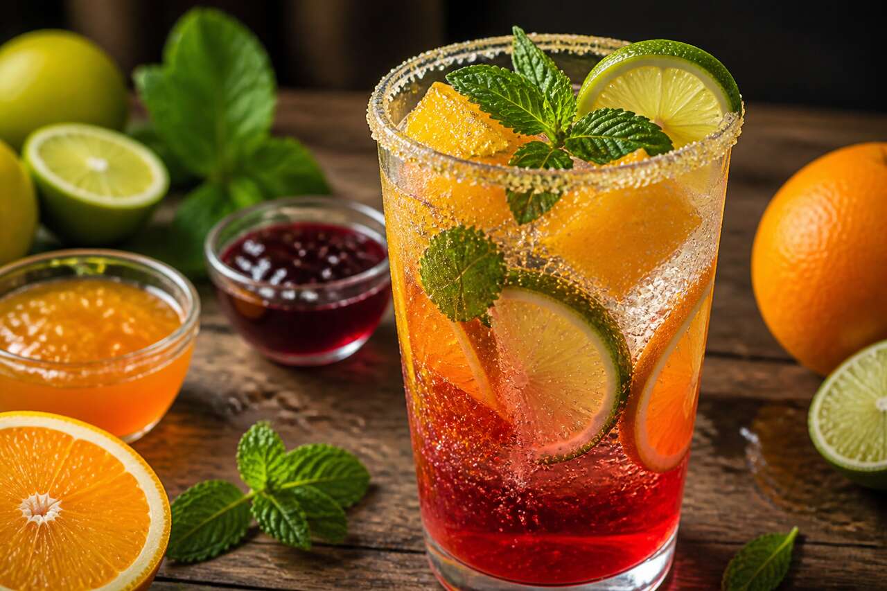 Recette de Mocktail : fizzy Fruit rafraîchissant