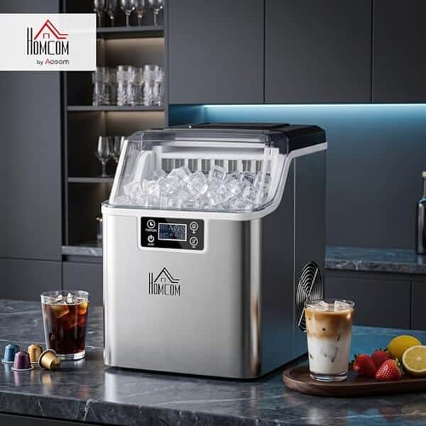 Découvrez notre test détaillé de la machine à glaçons HOMCOM 20 kg/24h en inox : performances, avantages et inconvénients pour bien choisir.