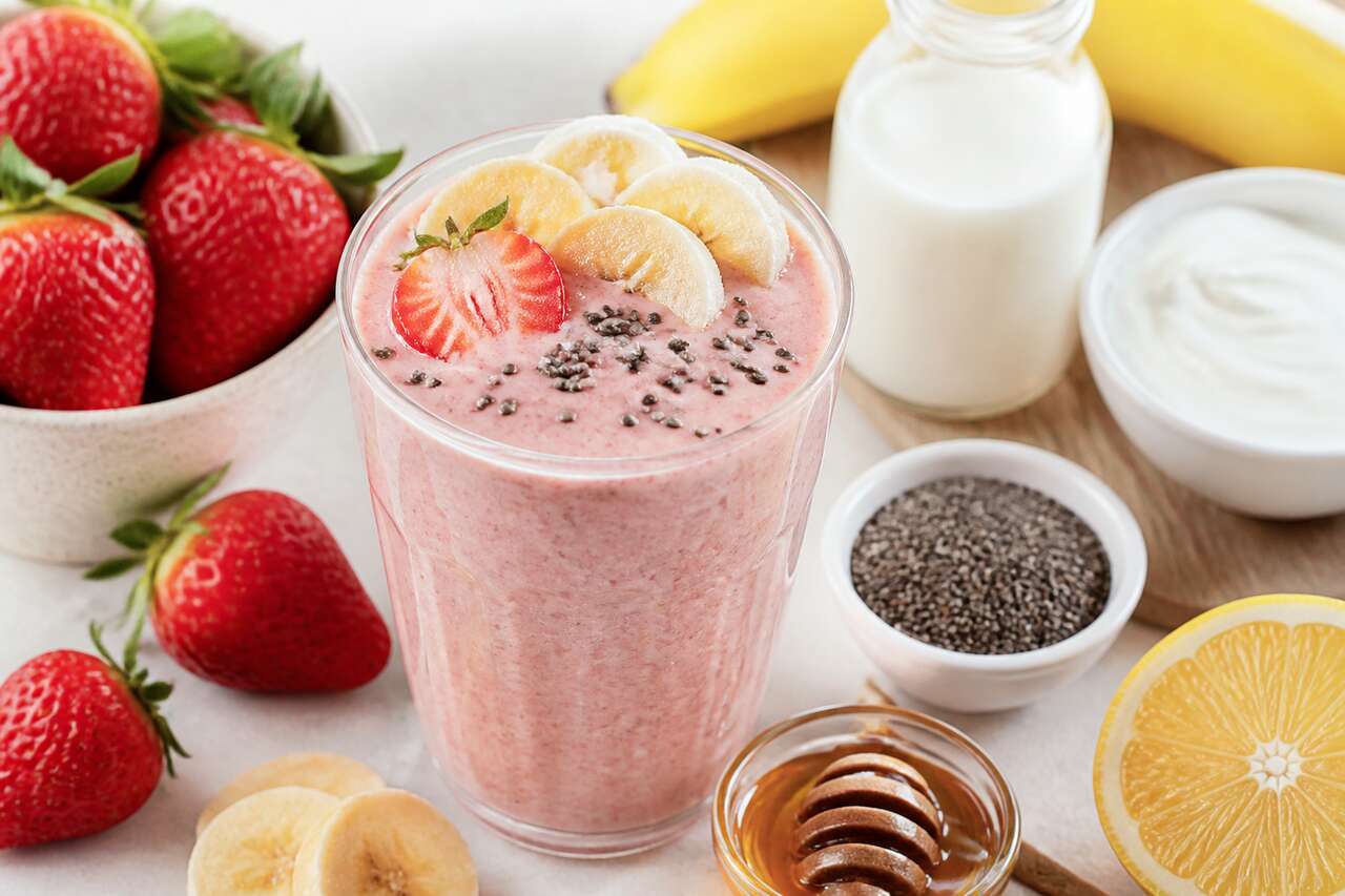 Smoothie fraise banane : recette facile et rafraîchissante