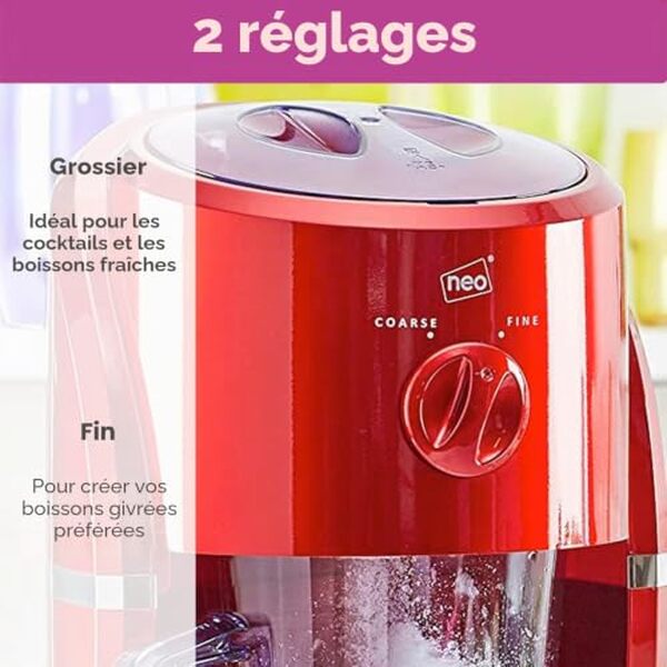Découvrez notre test détaillé du broyeur à glace Neo rouge : performances, avantages et résultats pour préparer vos boissons fraîches préférées.