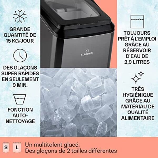 Découvrez notre test complet de la machine à glaçons Klarestein Ice Maker 2 (9 L, 15 kg/jour). Avis détaillé, performances et caractéristiques pour vous aider à choisir.