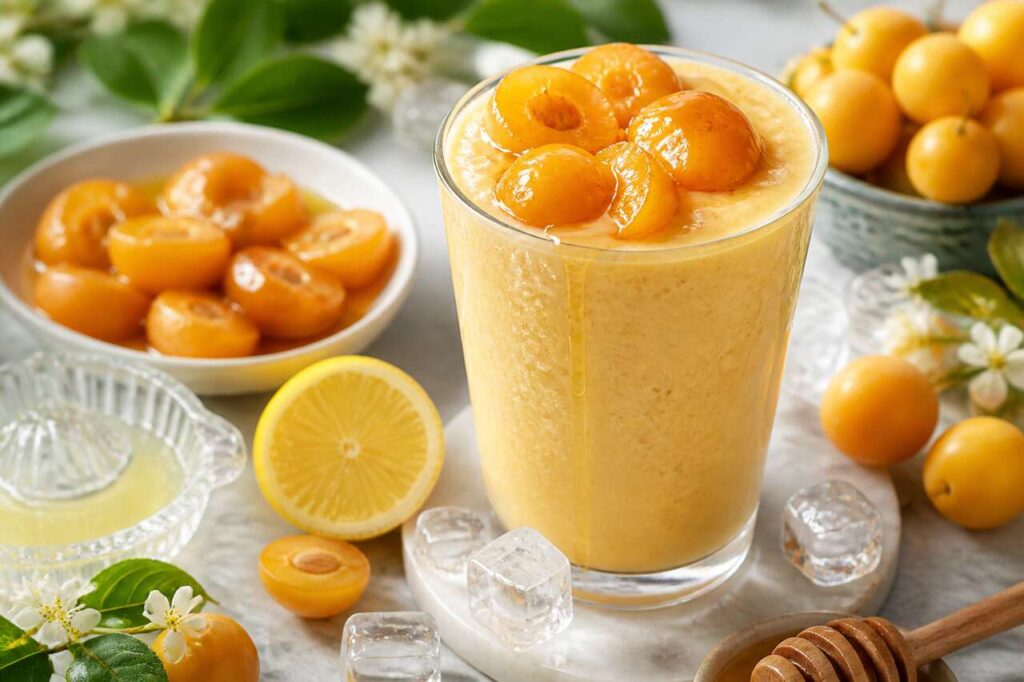 Smoothie glacé aux mirabelles : la recette facile