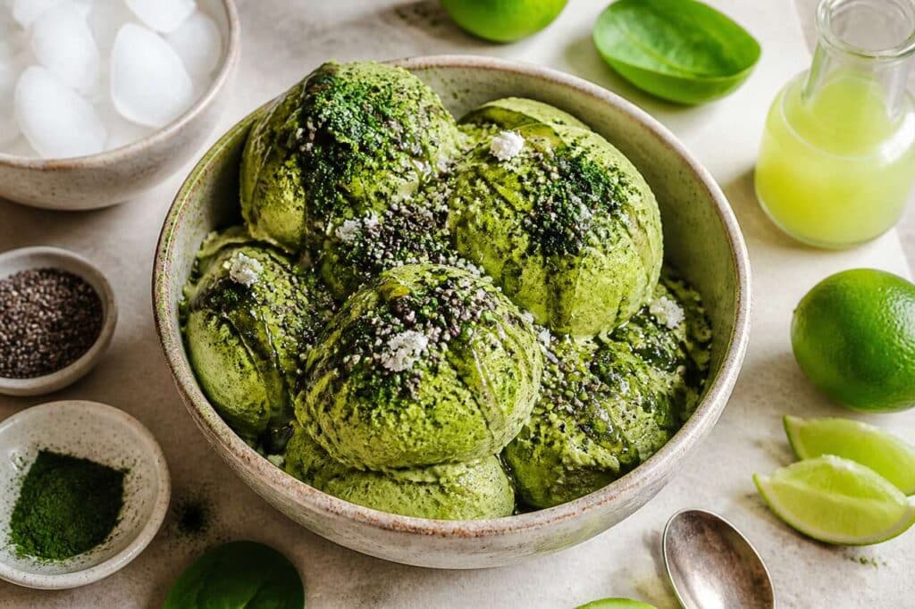 Recette de smoothie vert façon glace