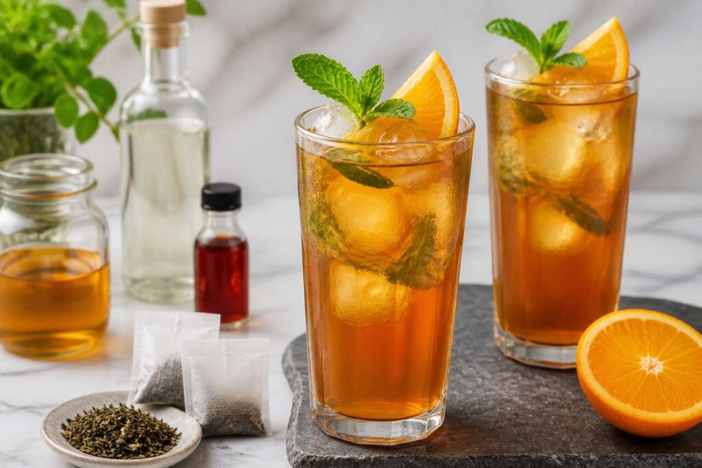 Recettes de cocktails au thé glacé