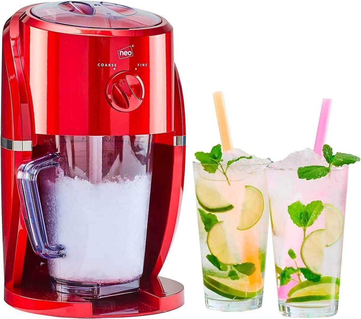 Test du Neo broyeur à glace rouge : boissons fraîches assurées