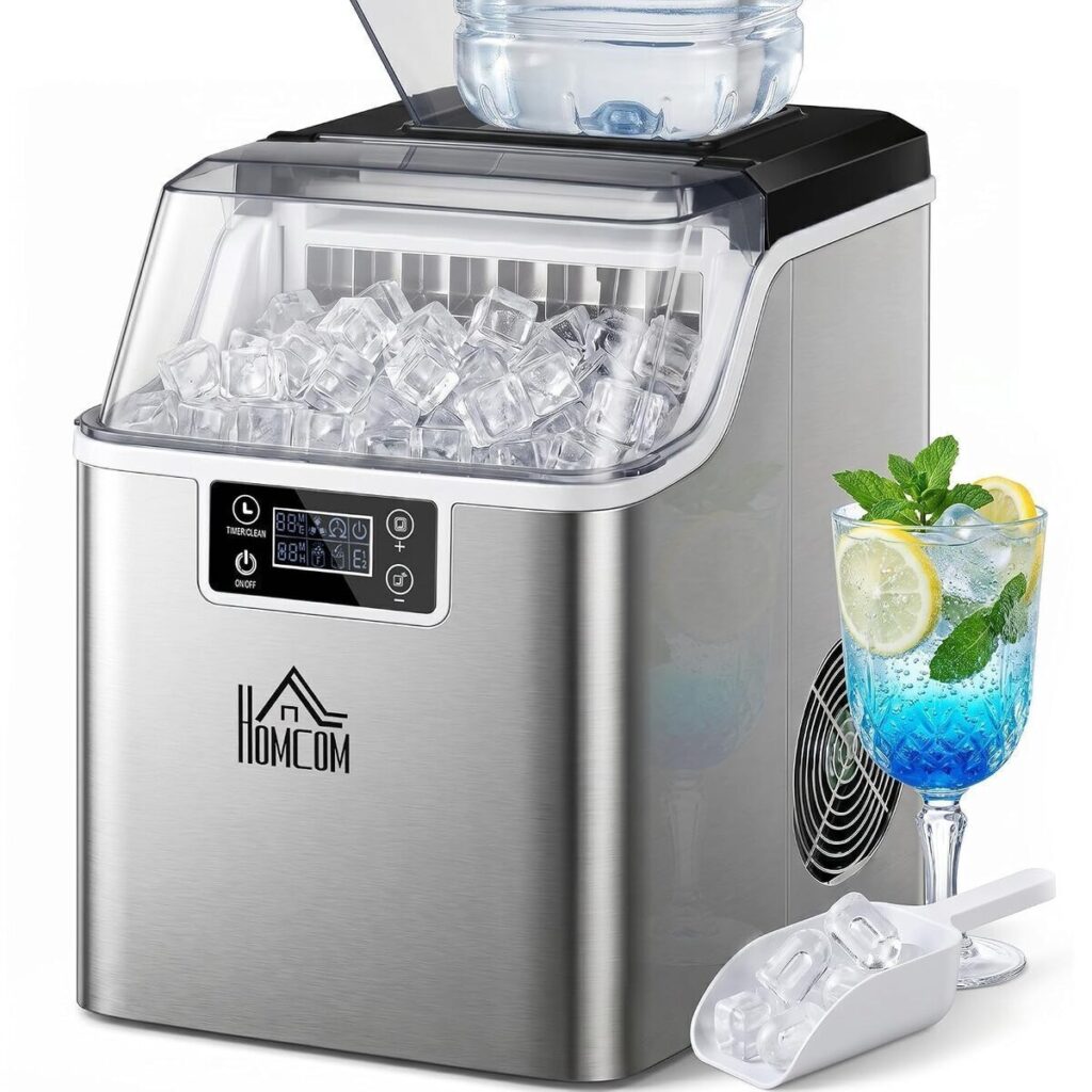 Test : machine à glaçons HOMCOM 20 kg/24h en inox