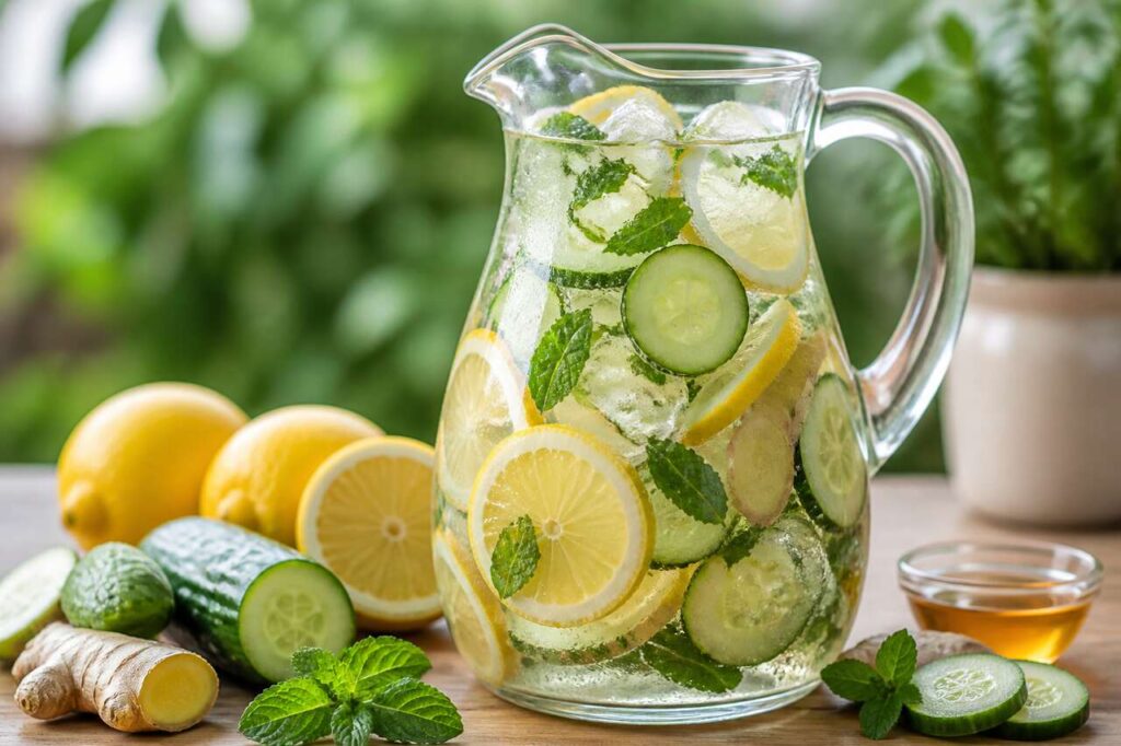 Recette de mocktail : comment préparer une eau détox parfaite