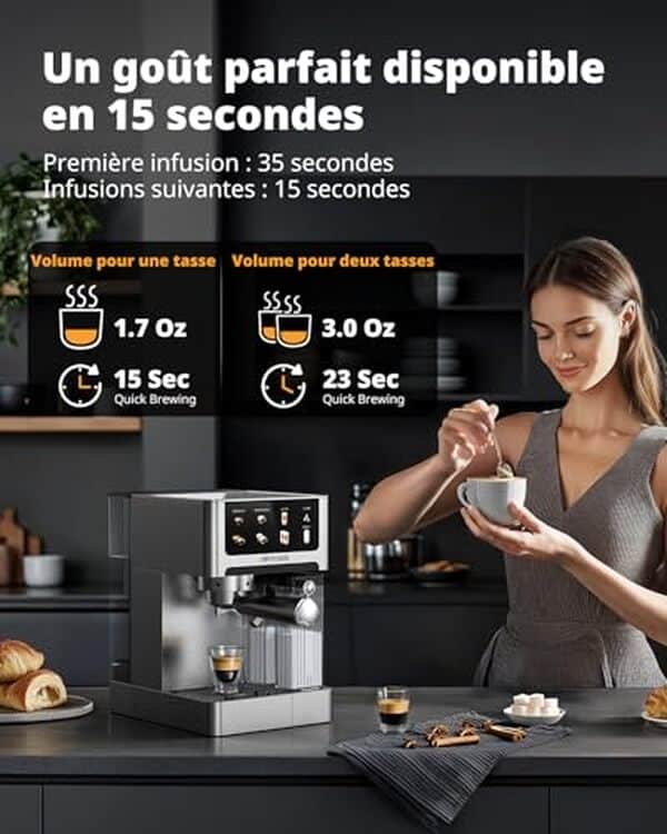 Découvrez notre test détaillé de la machine à espresso AIRMSEN 20 bar avec double chaudière. Performances, avantages et verdict pour les amateurs d'espresso. 