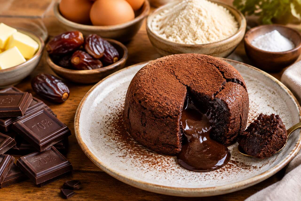 Fondant au chocolat sans sucre : recette gourmande et légère