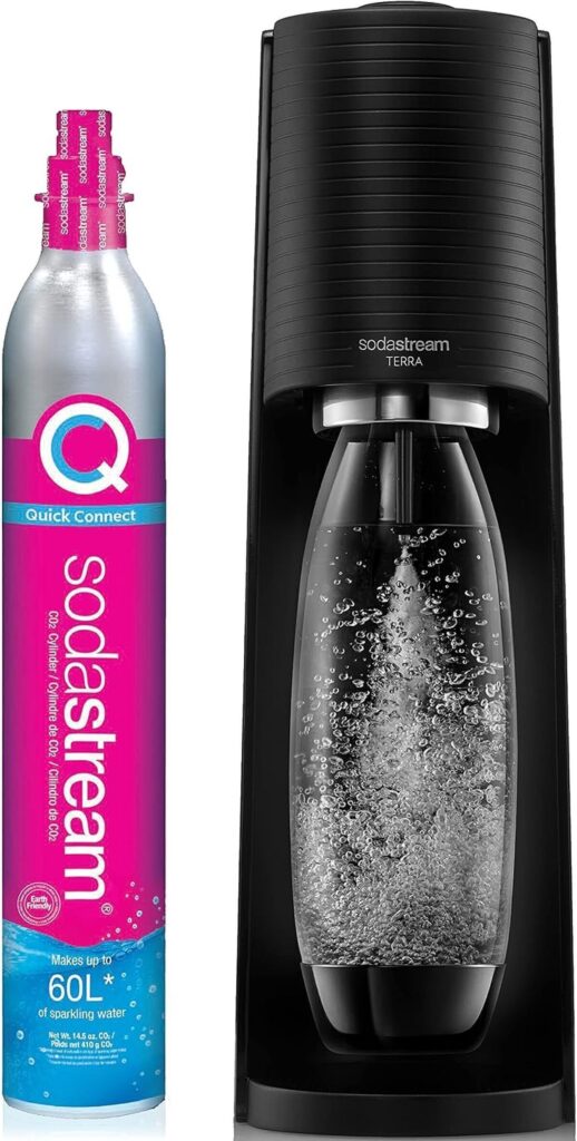 Test : machine à eau pétillante SodaStream Terra noire