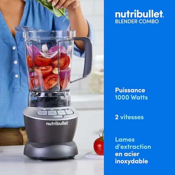 Découvrez notre test du blender professionnel Nutribullet NBF450DG 1000W multifonction. Performances, avantages et avis pour bien choisir votre appareil.
