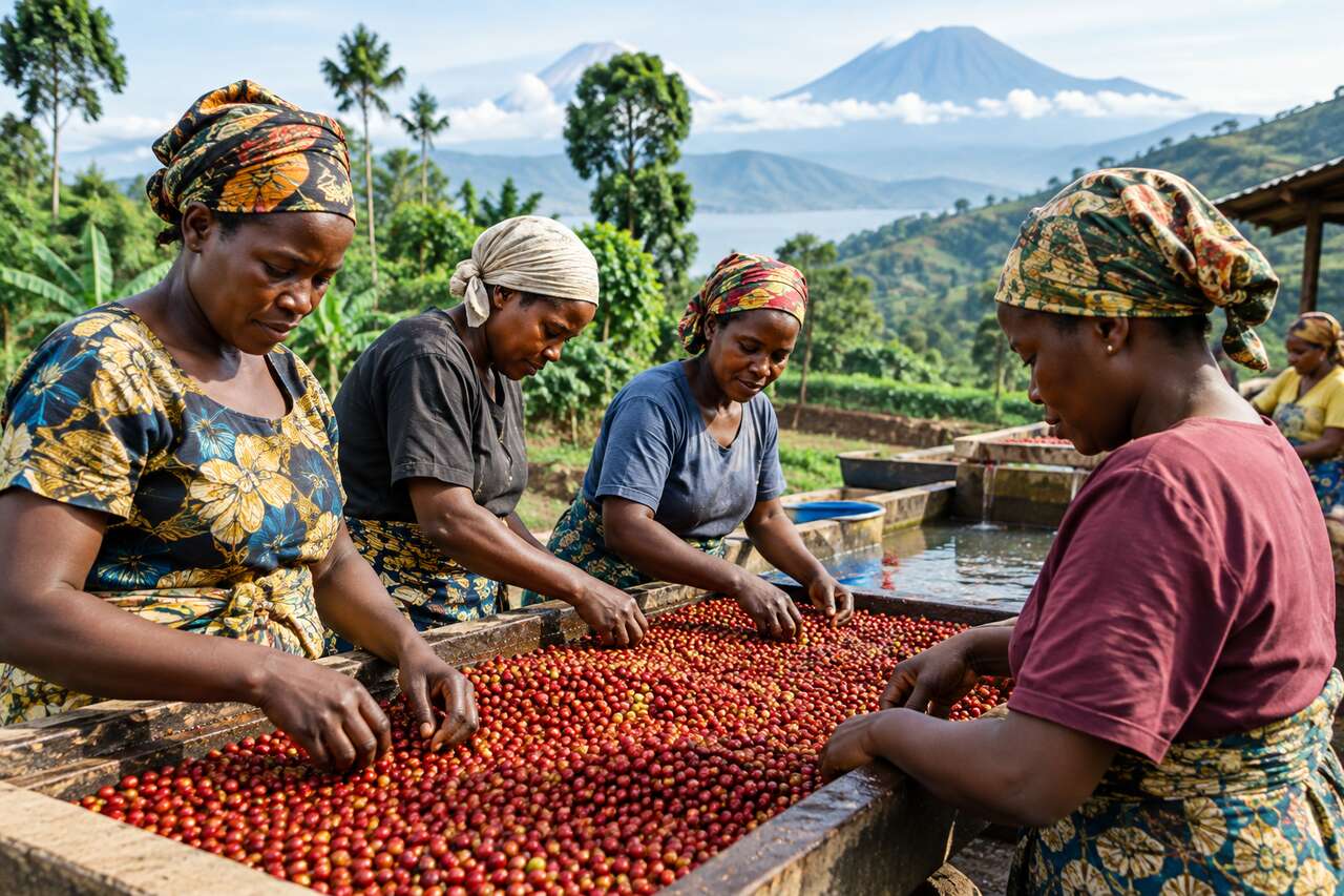 Le café des femmes : congo Virunga