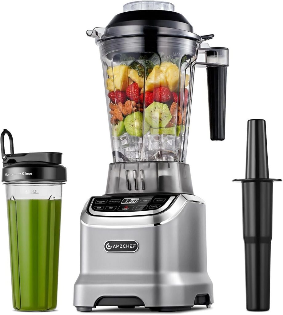 Test du mixeur smoothie professionnel AMZCHEF 1800 W