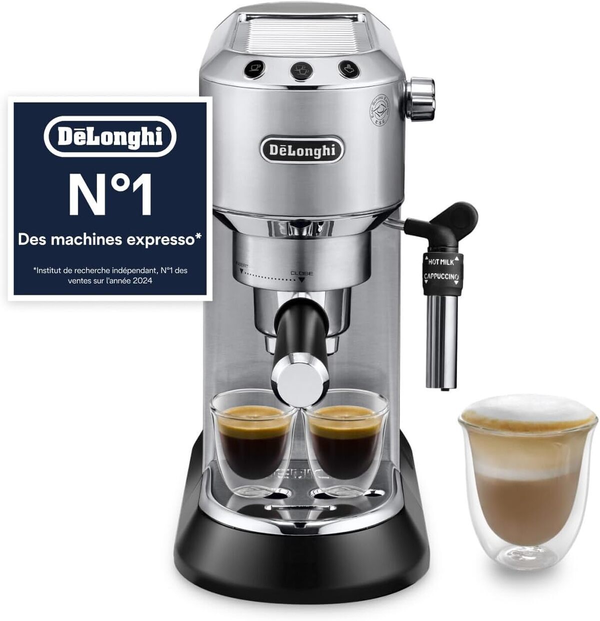 Test : machine À Expresso De'longhi Dedica Style Ec685.M Compacte Et Performante
